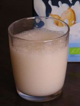 A glass of rice milk