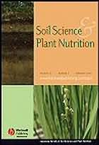 Soil Science and Plant Nutrition | EVISA's Journals Database